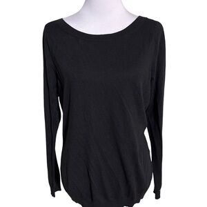 New York & Company Black Crew Neck Sweater